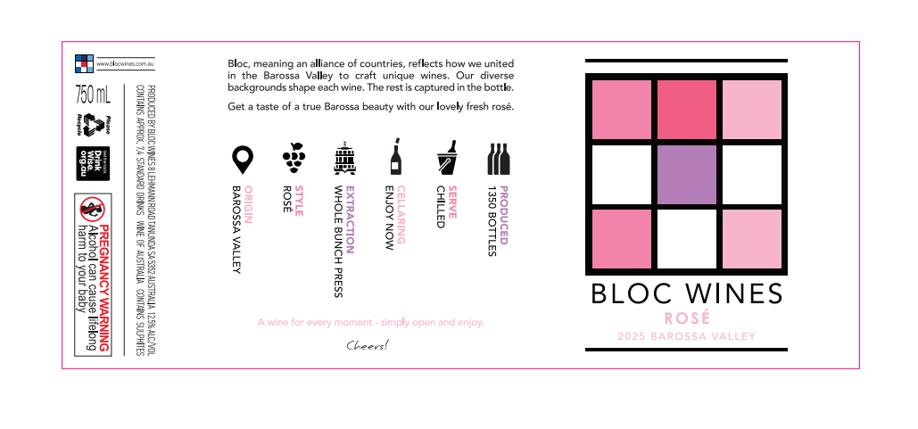 2025 Bloc Wines Rosé
